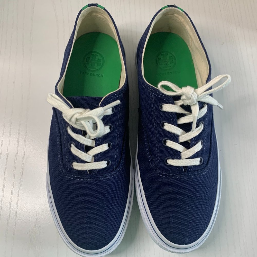 Tory Burch Women Sneakers size 7.5 - Picture 2 of 7
